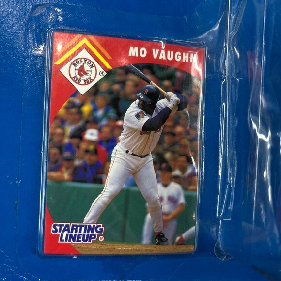 Starting Lineup 1995 Edition Mo Vaughn MLB Action Figure & Card - Picture 4 of 6